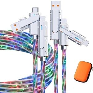 LED Multi-Color Charging Cable